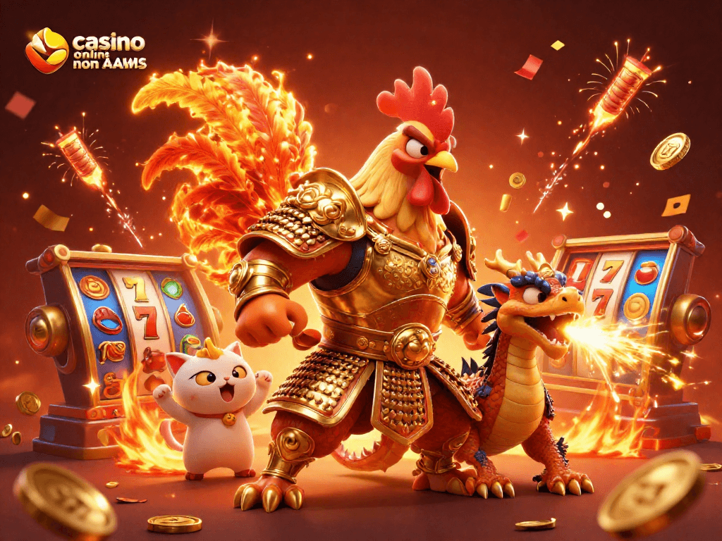Gioca nei migliori casino online non AAMS con animali fantastici e simboli fortunati.