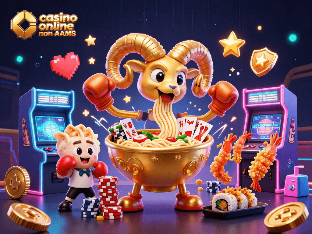 Attori di casino online non AAMS coinvolti in una frenetica azione di gioco ricca di dettagli.