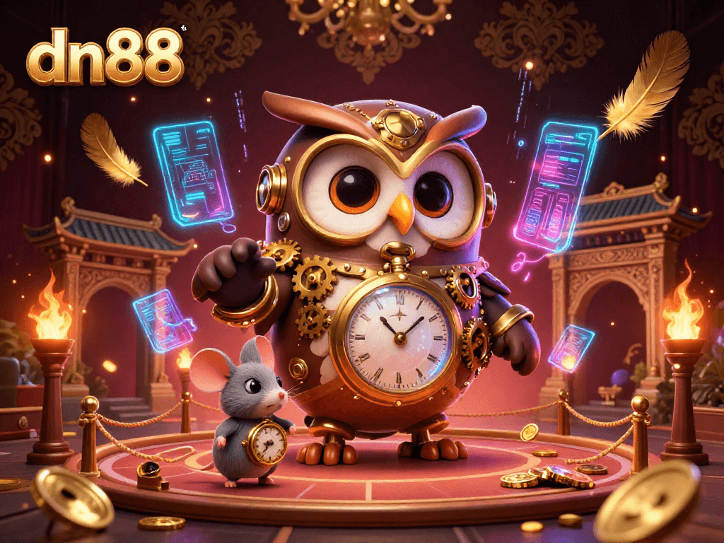 Experience thrilling action at dn88 with vibrant casino elements in a steampunk world.