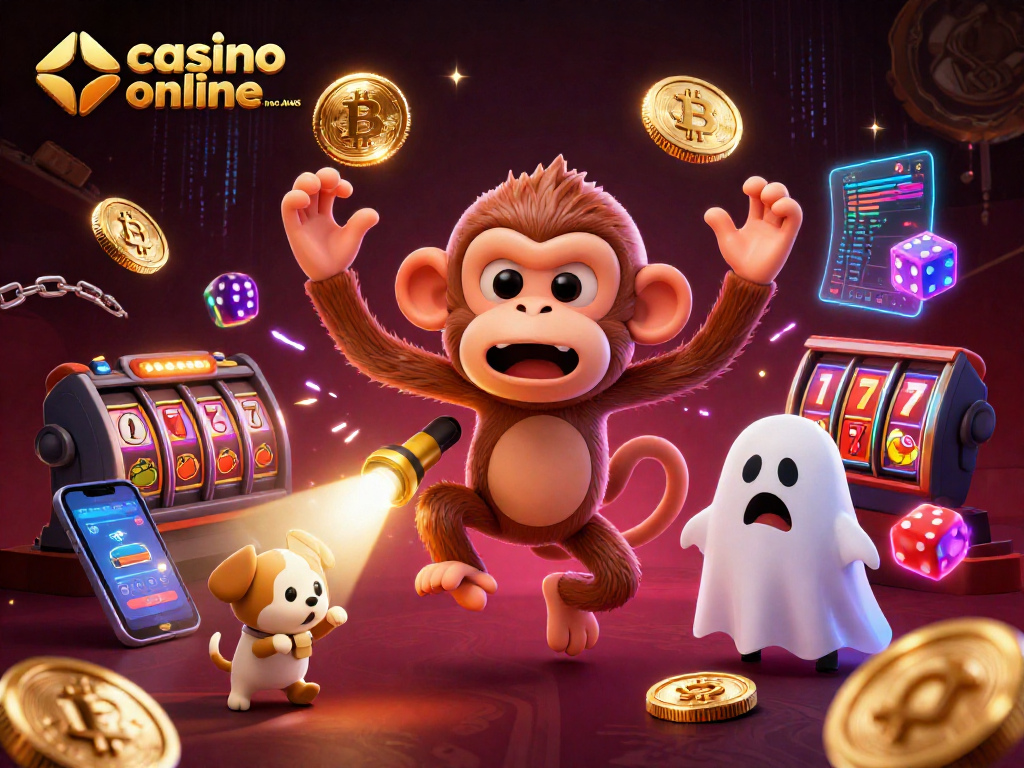 Gioca al casino online non AAMS con una scimmia poltergeist e un cucciolo cacciatore di fantasmi.